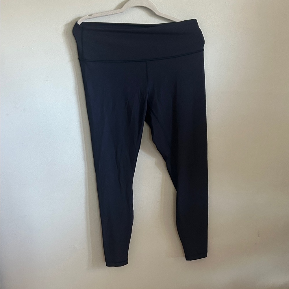 Lululemon Athletica Deep Black Yoga Pants - Picture 2 of 3